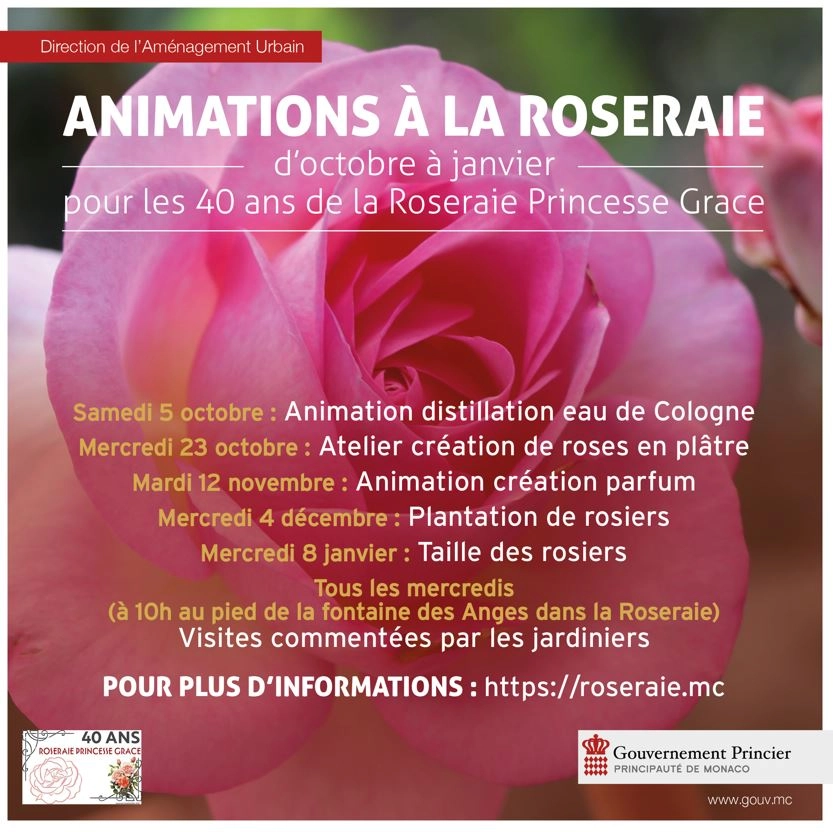 roseraie 40 ans