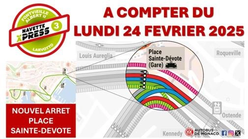 Nouvel arrêt Sainte-Devote