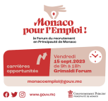 Le Gouvernement Princier lance son forum de l’emploi, « Monaco pour l’Emploi »