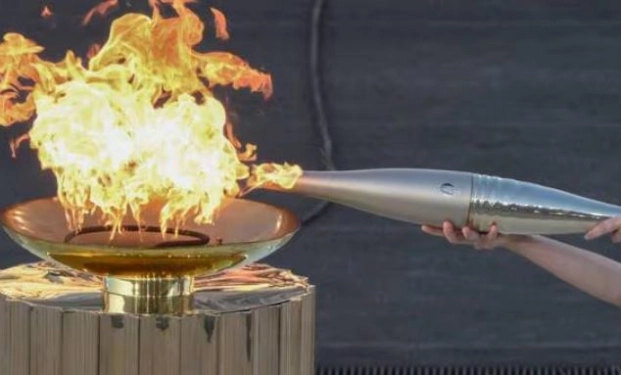 The Olympic Torch in the Principality of Monaco on 18 June 2024