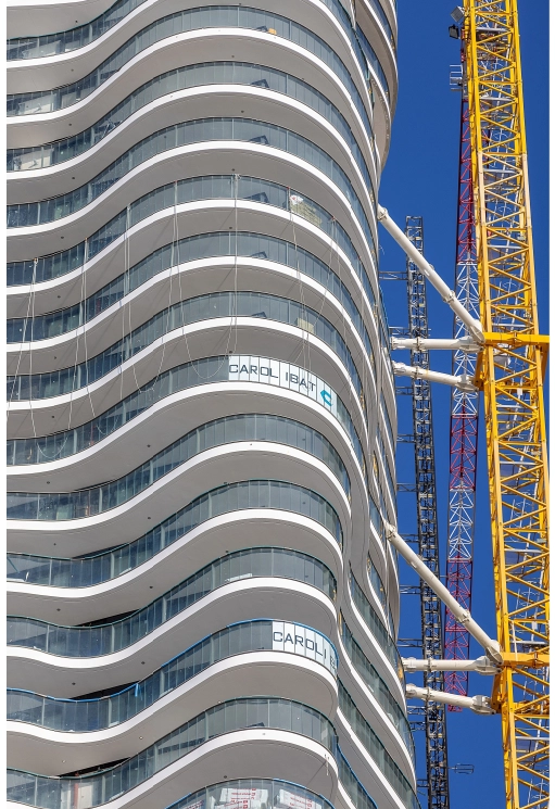 Tours Elsa et Réséda - Démontage de la grue du 11 au 22 mars 2024