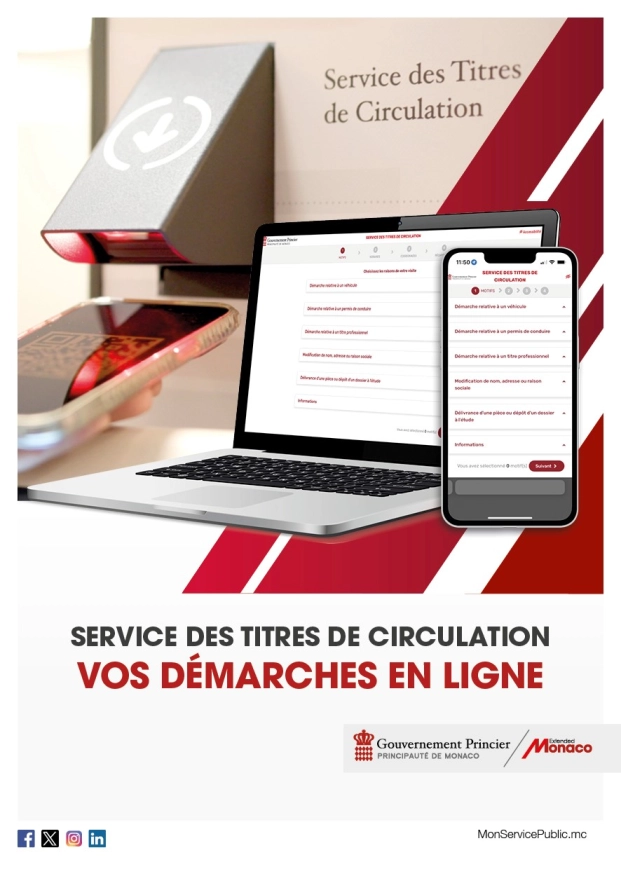 Service des Titres de Circulations - nouvelle démarche disponible en ligne