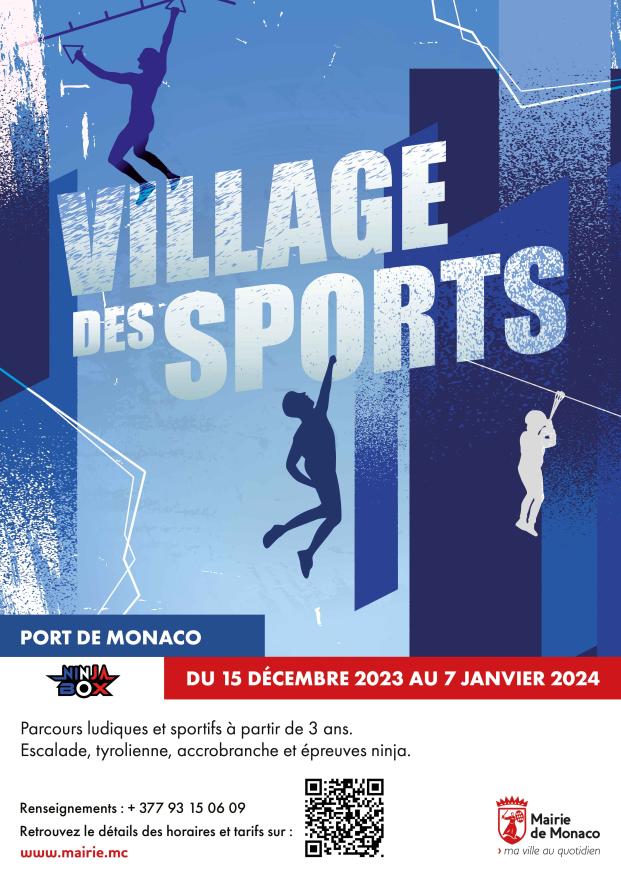 Le Village des Sports : du 15 décembre 2023 au 7 janvier 2024 !